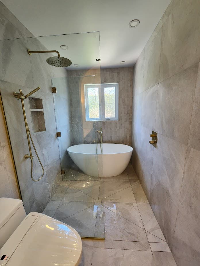 Vue d'ensemble salle de bain 